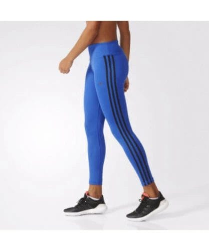 Legging Basic 3S Lg Tig Adidas - L, Bleu