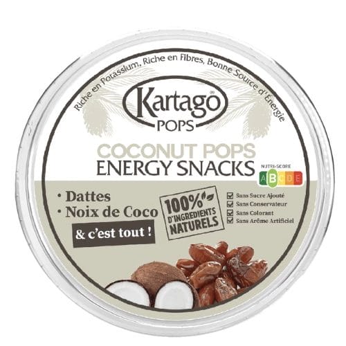 Coconut Pops (Energy Snacks) 250G KARTAGO