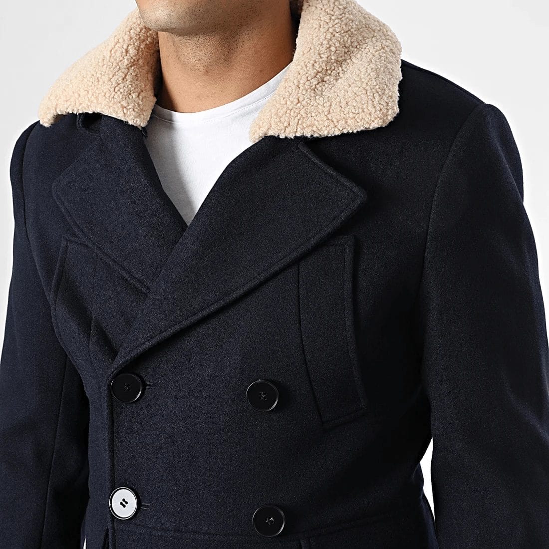 NEXT EDGE Manteau à Capuche Pour Homme-Gris à prix pas cher