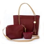 sac à main rouge (3p) Zoom Fashion